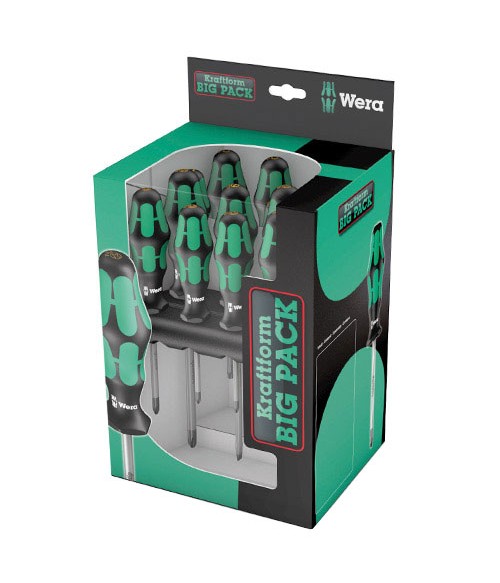 WE-105630 набор отверток Kraftform Big Pack 300 14 предметов Wera WE-105630 набор отверток Kraftform Big Pack 300 14 предметов Wera