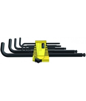 WE-021728 Набор Г-образных ключей дюймовых 950 PKL/13 SZ N BlackLaser Wera