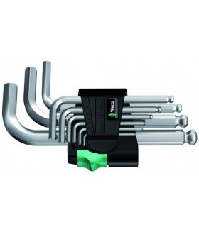 WE-133163 Набор Г-образных ключей метрических 950 PKS/9 SM N Wera