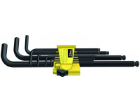 WE-022171 Набор Г-образных ключей дюймовых 950 PKL/9 SZ N BlackLaser Wera