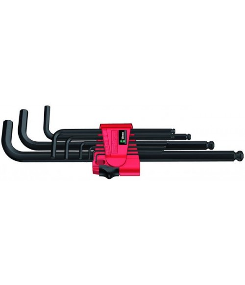 WE-022086 Набор Г-образных ключей метрических 950 PKL/9 BM N BlackLaser Wera WE-022086 Набор Г-образных ключей метрических 950 PKL/9 BM N BlackLaser Wera