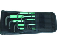 WE-022528 Набор Г-образных ключей дюймовых 950 SPKL/9 SZ BlackLaser Wera