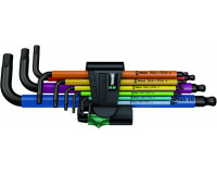 WE-073593 Набор Г-образных ключей 950 SPKL/9 SM N Multicolour BlackLaser Wera