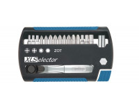 36951 Набор XLSelector биты Torsion, с трещоткой для бит 1/4", 17шт Wiha