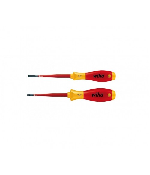 36331 Набор отверток Wiha SoftFinish® electric slimFix 3,5x100, PH2x100, VDE Wiha 36331 Набор отверток Wiha SoftFinish® electric slimFix 3,5x100, PH2x100, VDE Wiha
