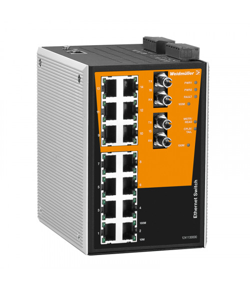1286840000 Коммутатор IE-SW-PL16MT-14TX-2STWeidmueller 1286840000 Коммутатор IE-SW-PL16MT-14TX-2STWeidmueller