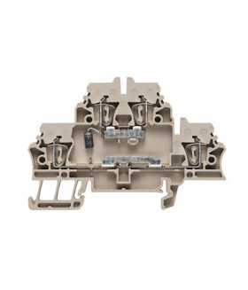 1713290000 Двухъярусная клеммная колодка ZDK 2.5/D/8 (50шт) Weidmueller