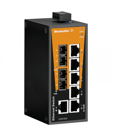 1240910000 Модуль IE-SW-BL08-6TX-2SC Weidmueller 1240910000 Модуль IE-SW-BL08-6TX-2SC Weidmueller