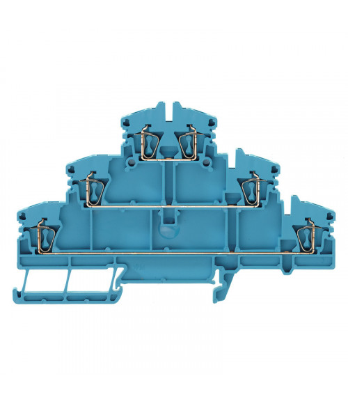 1782310000 Трехъярусная пружинная клемма ZDLD 2.5-2N BL (50шт) Weidmueller 1782310000 Трехъярусная пружинная клемма ZDLD 2.5-2N BL (50шт) Weidmueller