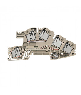1837050000 Клемма Push In PDL 4 S/N/L/PE (50шт) Weidmueller
