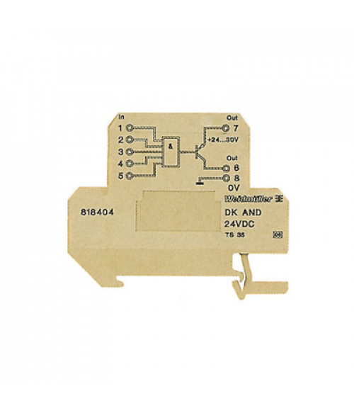 8184040000 Сменная плата для логического модуля DK AND 35, 24 VDC (5шт) Weidmueller 8184040000 Сменная плата для логического модуля DK AND 35, 24 VDC (5шт) Weidmueller
