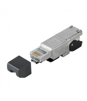 1992850000 IE-PS-RJ45-FH-180-A-1.1 Разъем RJ45 (инструмент не требуется) прямой, Cat.6A / Class EA (10шт) Weidmueller