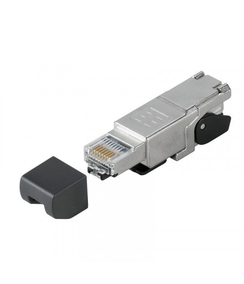 1992850000 IE-PS-RJ45-FH-180-A-1.1 Разъем RJ45 (инструмент не требуется) прямой, Cat.6A / Class EA (10шт) Weidmueller 1992850000 IE-PS-RJ45-FH-180-A-1.1 Разъем RJ45 (инструмент не требуется) прямой, Cat.6A / Class EA (10шт) Weidmueller