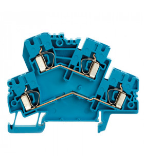 8670850000 Двухъярусная клеммная колодка ZDK 4-2 BL (50шт) Weidmueller