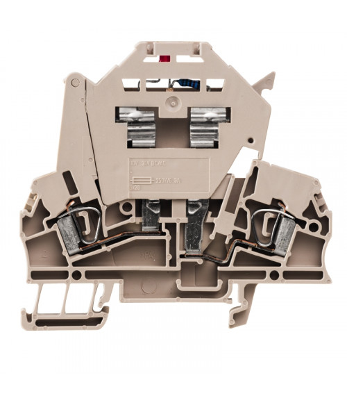 1616440000 Клеммная колодка пружинная с предохранителем и светодиодом ZSI 2.5/LD 28AC (50шт) Weidmueller 1616440000 Клеммная колодка пружинная с предохранителем и светодиодом ZSI 2.5/LD 28AC (50шт) Weidmueller