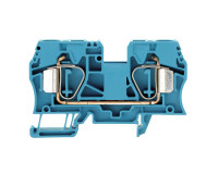 1745240000 Клеммная колодка пружинная ZDU 16 BL синяя Weidmueller