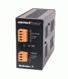 9927480024 Импульсный трансформатор напряжения CP SNT 55W 24-28V 2.3A на дин-рейку, с оптической развязкой. Weidmueller