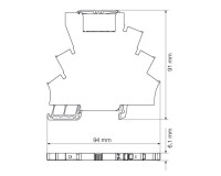 8826000000 Базовый элемент реле MXZ 24VDC 1CO BASIS (10шт) Weidmueller