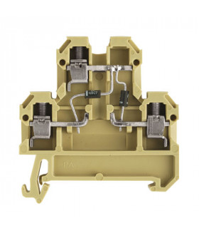396760000 Клеммы с диодом DK 4/35 2D GET.SCH. A1 (25шт) Weidmueller