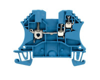 1024780000 Клеммная колодка винтовая WDU 2.5/1.5/ZR BL на дин-рейку (100шт) Weidmueller