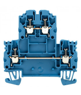 1041680000 Клемма двухярусная WDK 2.5N BL (100шт) Weidmueller