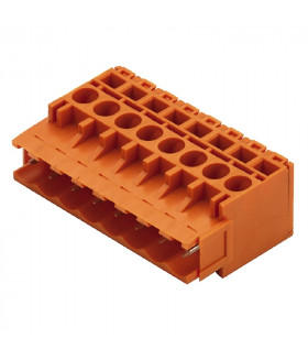1673570000 Вилка SLZF 5.08/04/90B SN OR BX для монтажа на печатную плату (100шт) Weidmueller