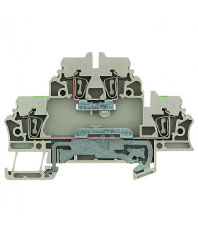 1689970000 Двухъярусная клеммная колодка ZDK 2.5/1.5 DU-PE (50шт) Weidmueller