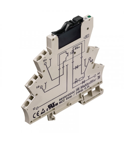 8607750000 Модуль оптической развязки MOS 230Vac / 24Vdc 0,1A (10шт) Weidmueller 8607750000 Модуль оптической развязки MOS 230Vac / 24Vdc 0,1A (10шт) Weidmueller