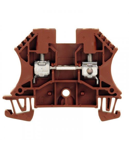 1037810000 Клеммная колодка винтовая WDU 4 BR (100шт) Weidmueller 1037810000 Клеммная колодка винтовая WDU 4 BR (100шт) Weidmueller